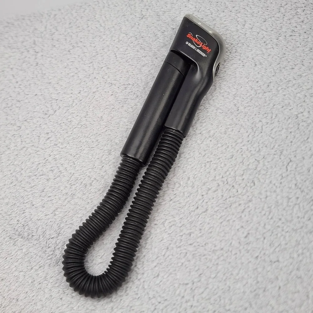 Vintage Black & Decker SnakeLight Hands Free Flexible Flashlight Tested Works